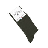 Les Intemporelles - chaussettes homme - laine kaki