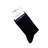 Les Côtes - men's socks - black and red wool