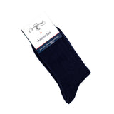 Les Côtes - men's socks - navy blue wool