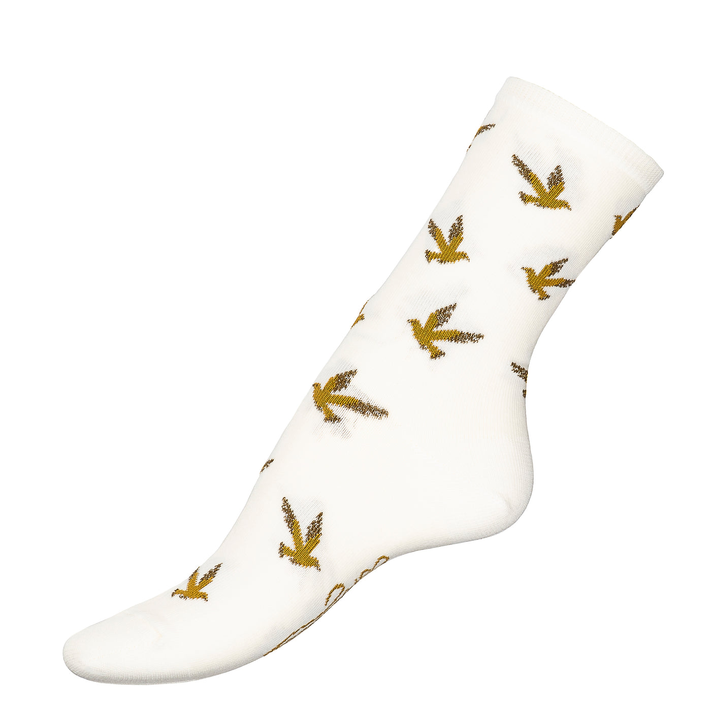 Les Mouettes - women's socks - off-white cotton