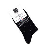 Le Bon Marché x Maison Broussaud stars - women's socks - black cotton