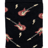 Le Bon Marché x Maison Broussaud guitars - women's socks - black cotton