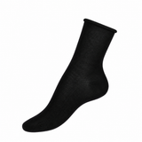 La roulottée - chaussettes femme - coton noir