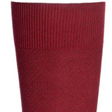 Les Mailles Piquées - chaussettes homme - coton bordeaux