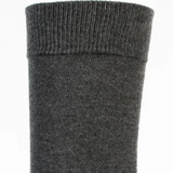 Plain anthracite socks