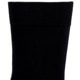 Les unies - chaussettes homme - coton noir