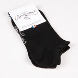Les Invisibles - chaussettes femme - coton noir