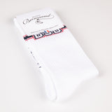 Les BSD - chaussette homme - coton blanc