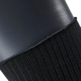 Non-compressive black socks