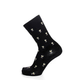 Les Epicuriens 2 - chaussettes homme - coton noir