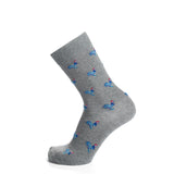 Les Coqs - chaussettes homme - coton gris