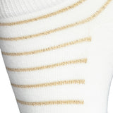 Les Rayées - chaussettes femme - coton blanc