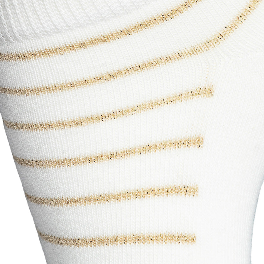 Les rayées white/gold