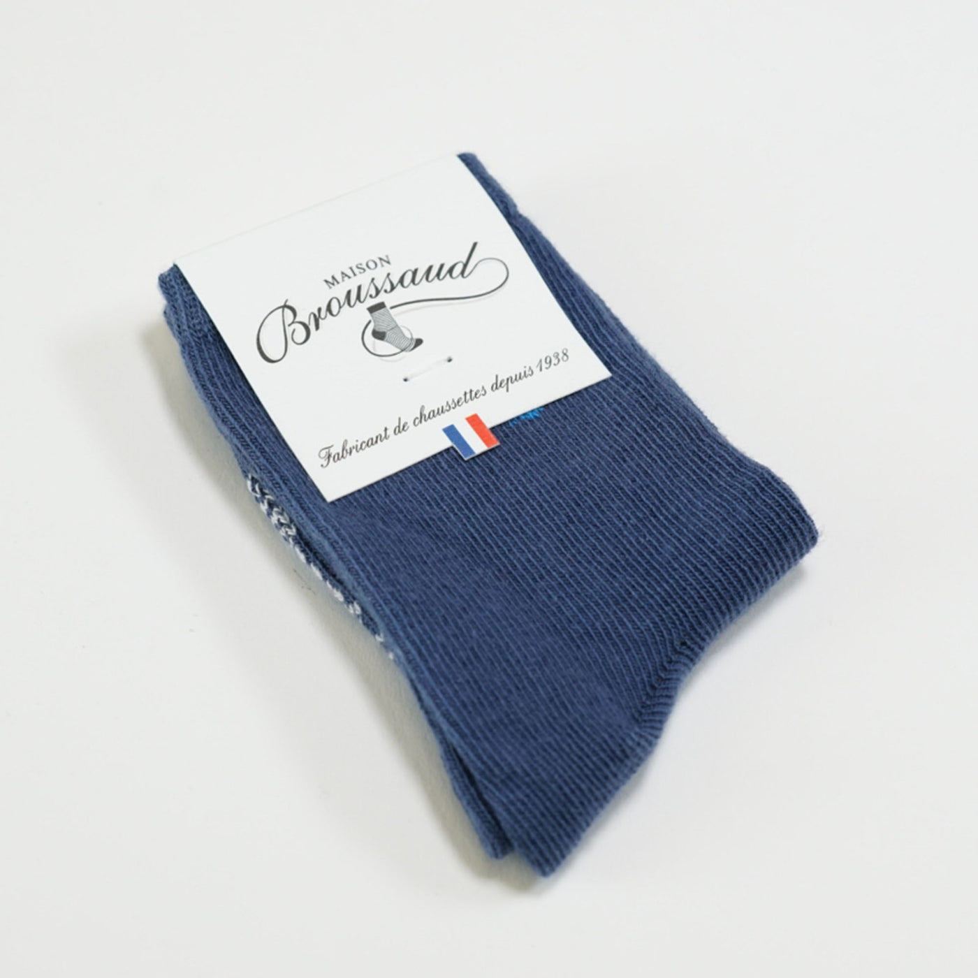 La Coq - chaussette bébé - coton bleu