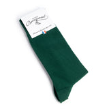 Les Mailles Piquées - chaussettes homme - coton vert