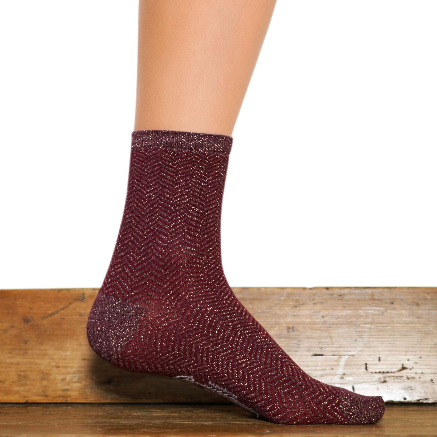 Les chevrons burgundy