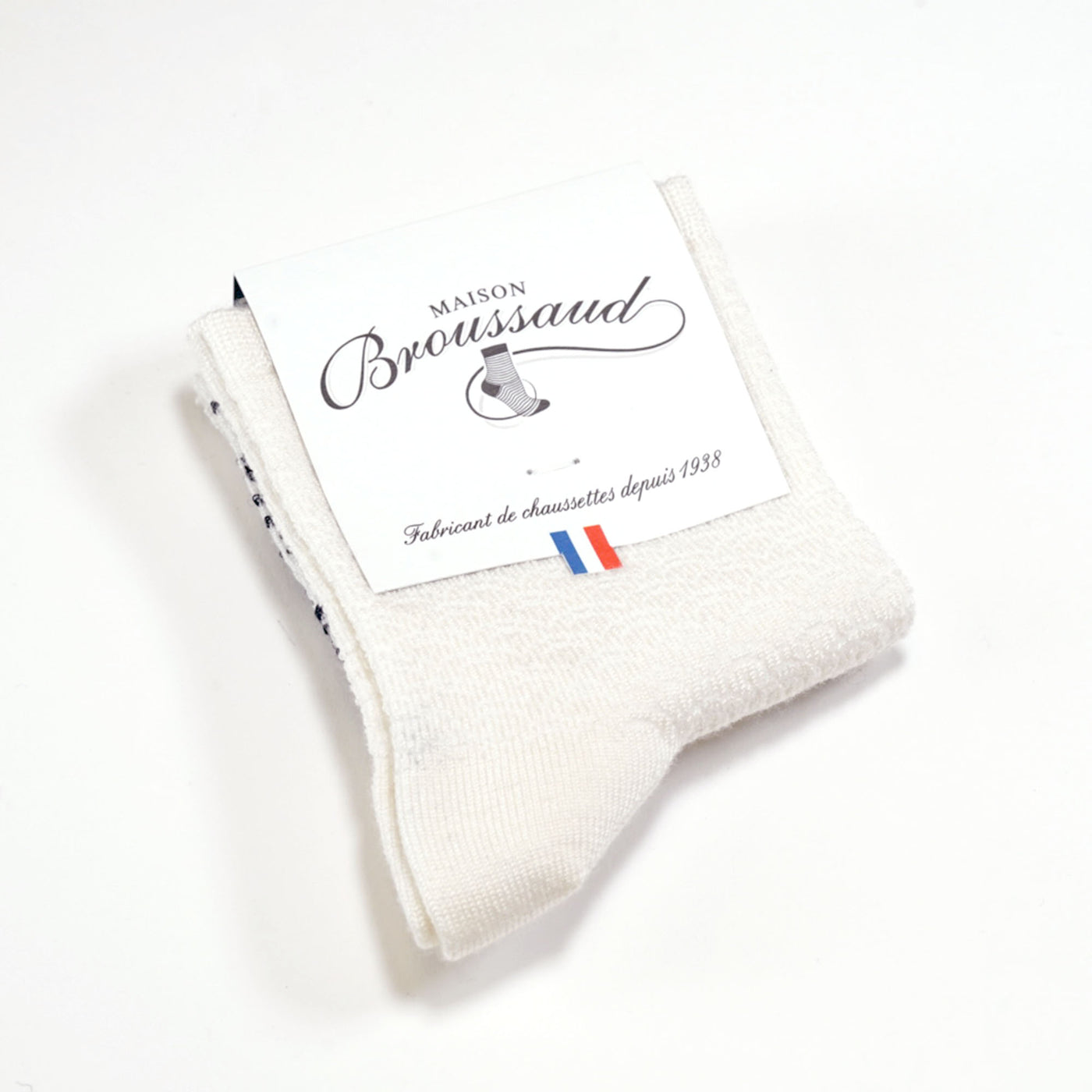 Maille Ajourée - chaussettes femme - laine écru