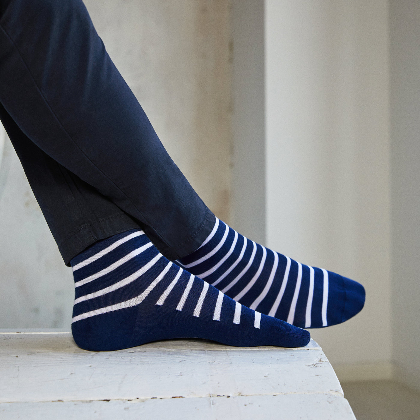 Sailor socks: a must-have sock pattern for sunny days for the whole family