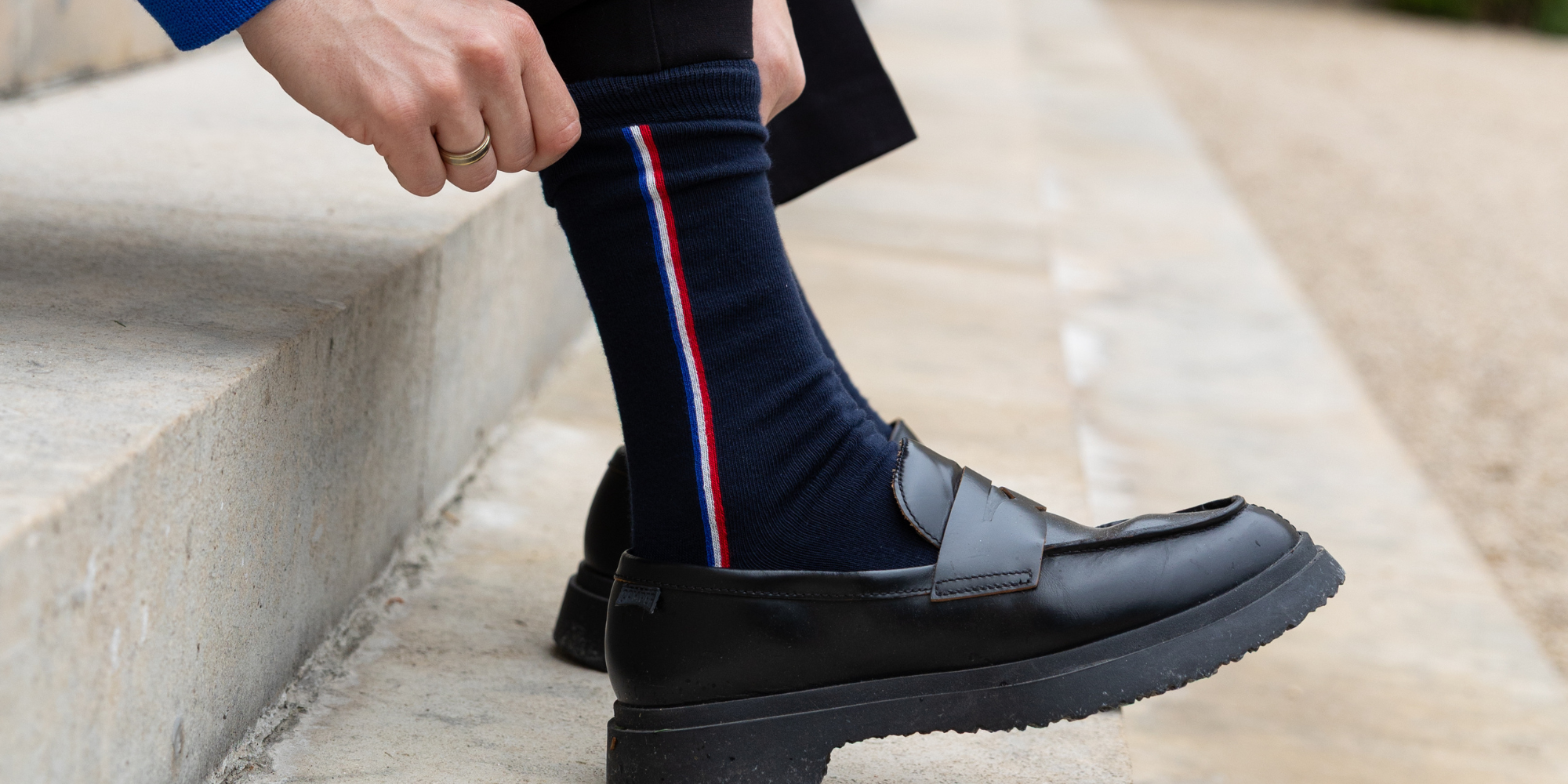 Chaussettes Elysée x Maison Broussaud