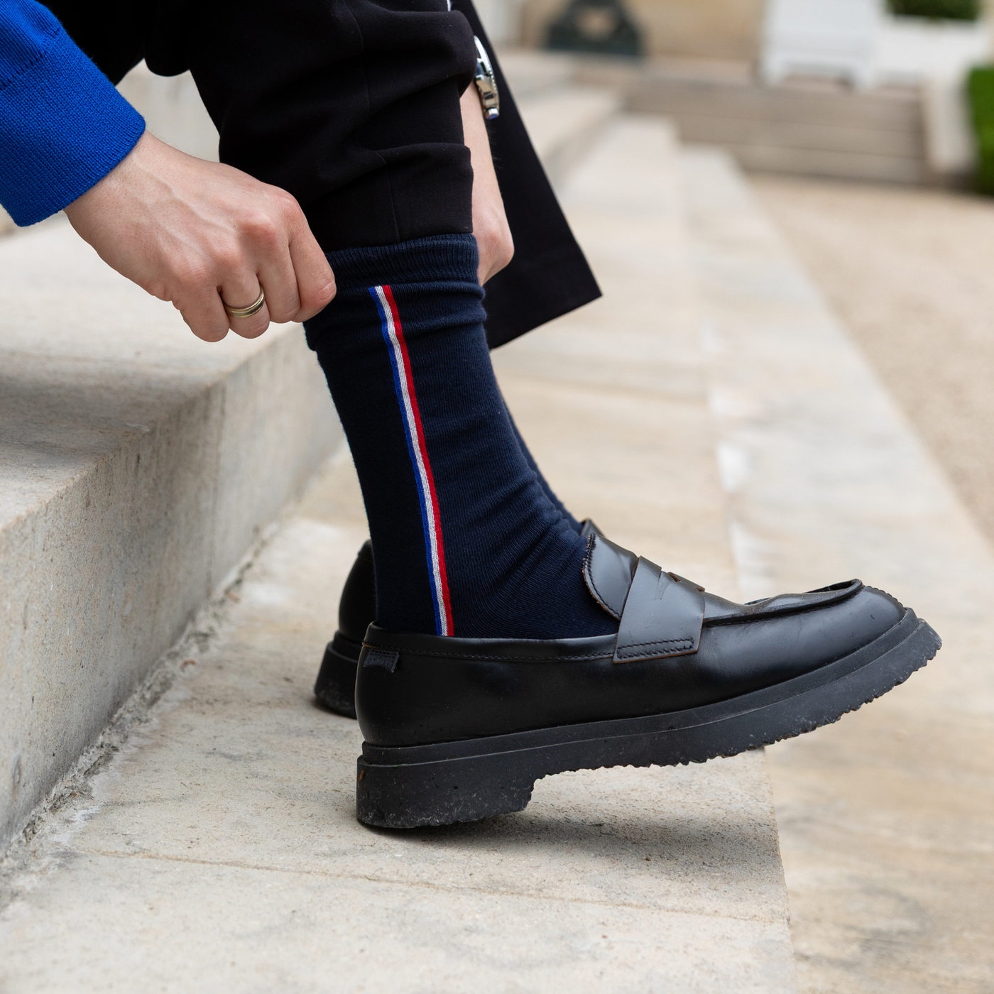 Chaussettes Elysée x Maison Broussaud