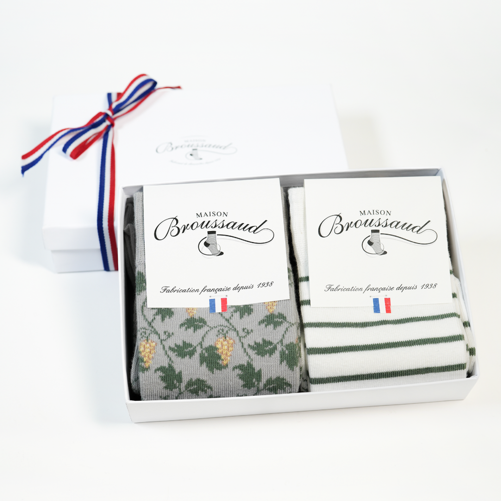 Coffret de chaussettes homme - Les Vignes