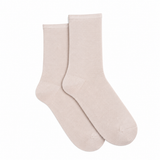 Les légères - Women socks - pink cotton