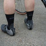 Chaussettes cyclisme noir-gris