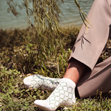 Les invisibles arabesques - chaussettes homme - coton écru