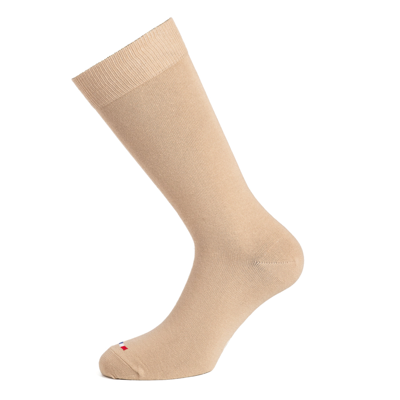 Plain beige socks