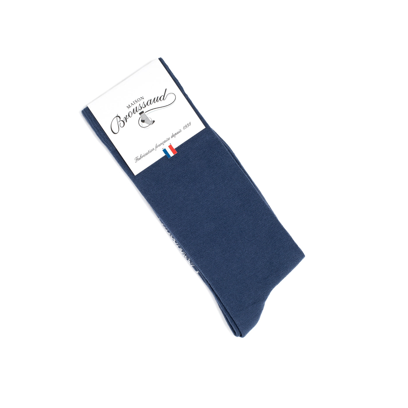 Chaussettes unies bleues