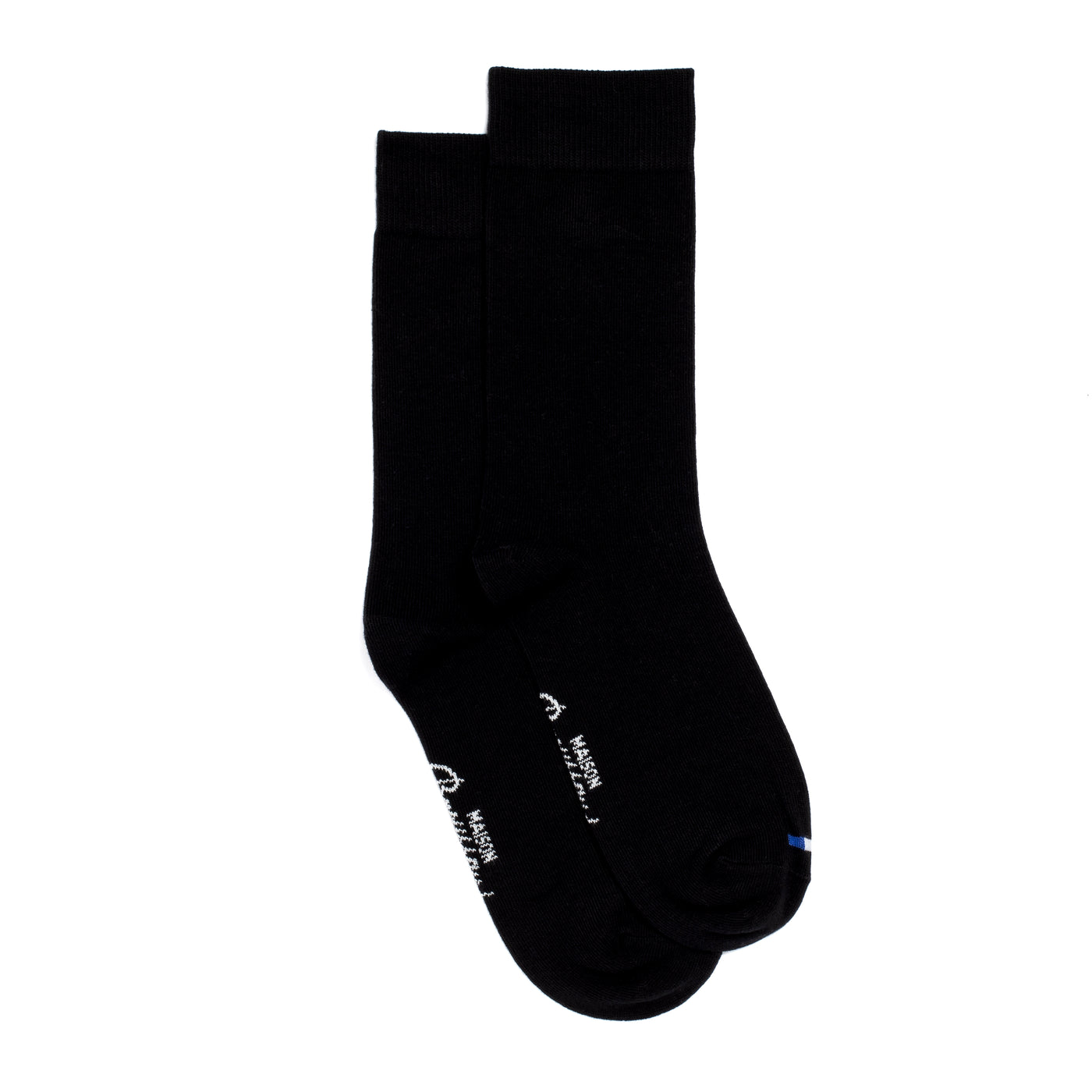 Plain black socks