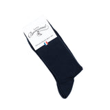 Non-compressing - men's socks - navy cotton