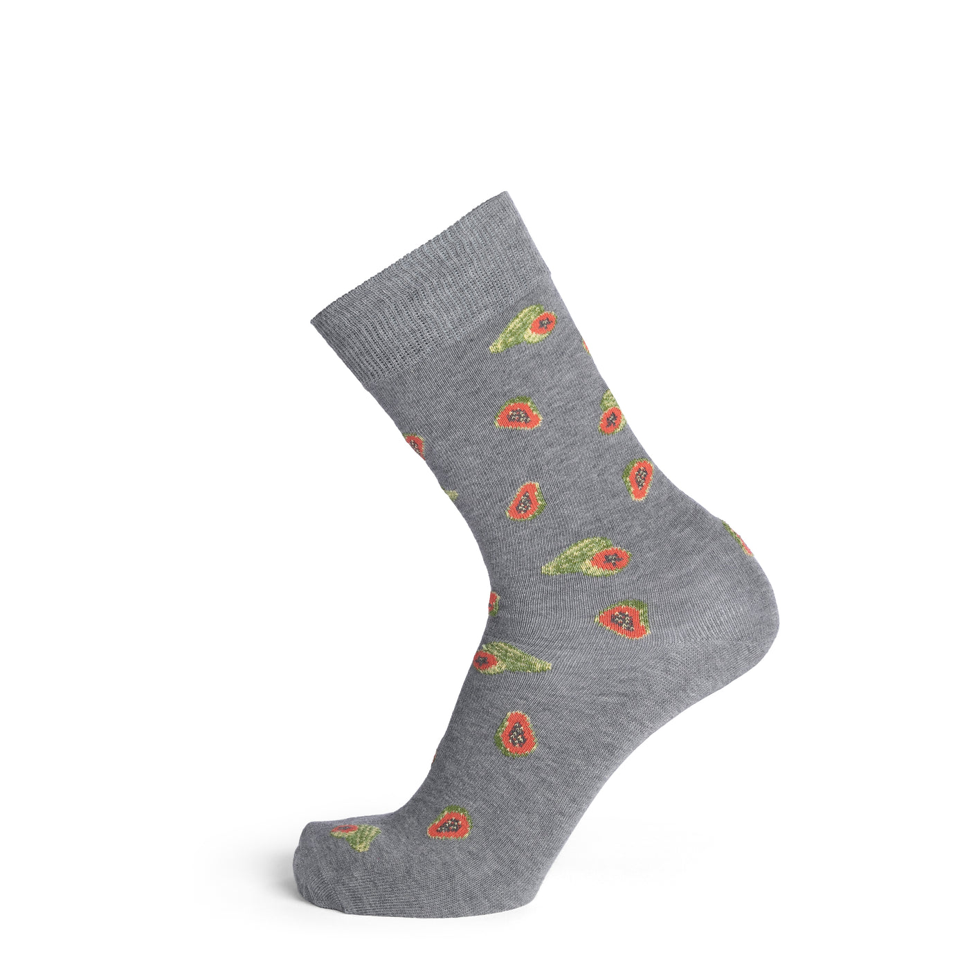 Les Papayes - chaussettes homme - coton gris