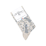 Junon - women's socks - gray cotton