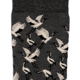 Les oies sauvages - chaussettes homme - coton gris