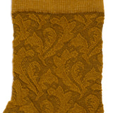 The volute - women's socks - mustard cotton