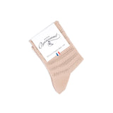 Les mailles fantaisies - chaussettes femme - coton chair