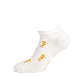 The invisible seahorses - men's socks - ecru cotton