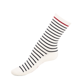 Les marinières Armor-lux x Maison Broussaud - chaussettes femme - coton écru marine rouge