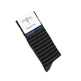 Les marinières Armor-lux x Maison Broussaud - chaussettes homme - coton anthracite jaune