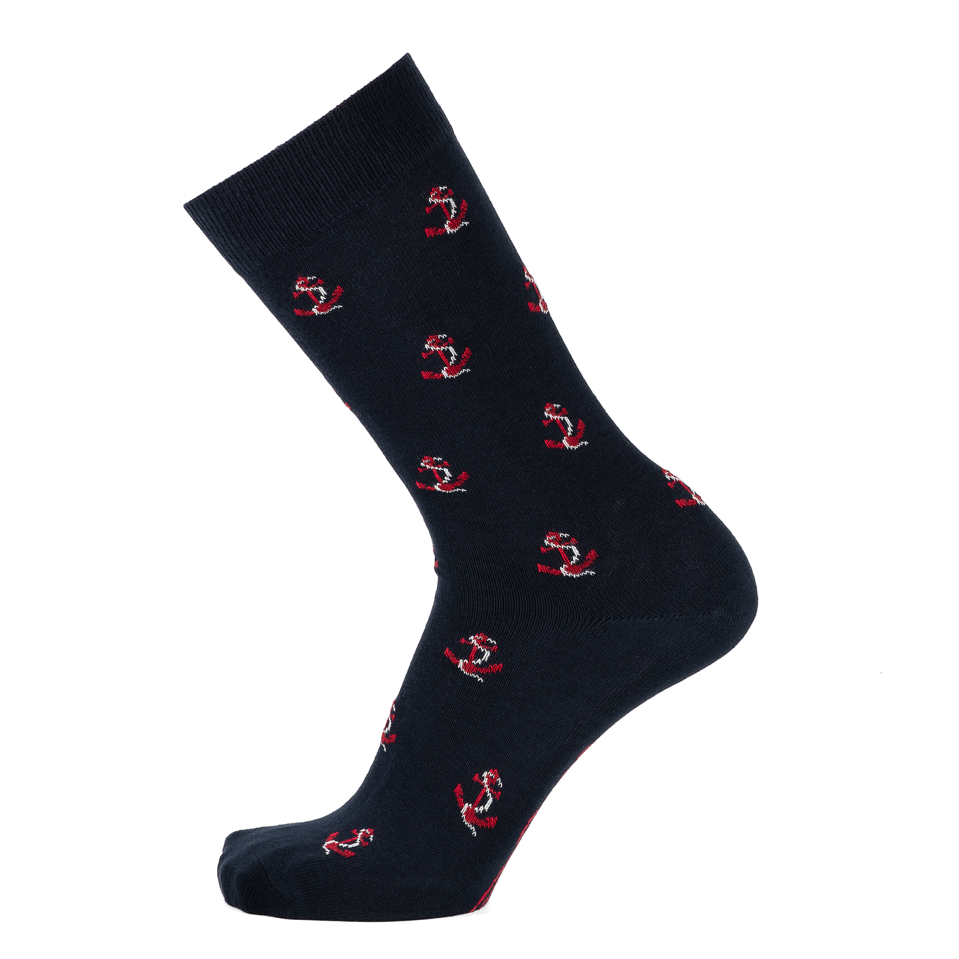 Les ancres Armor-lux x Maison Broussaud - chaussettes homme - coton marine