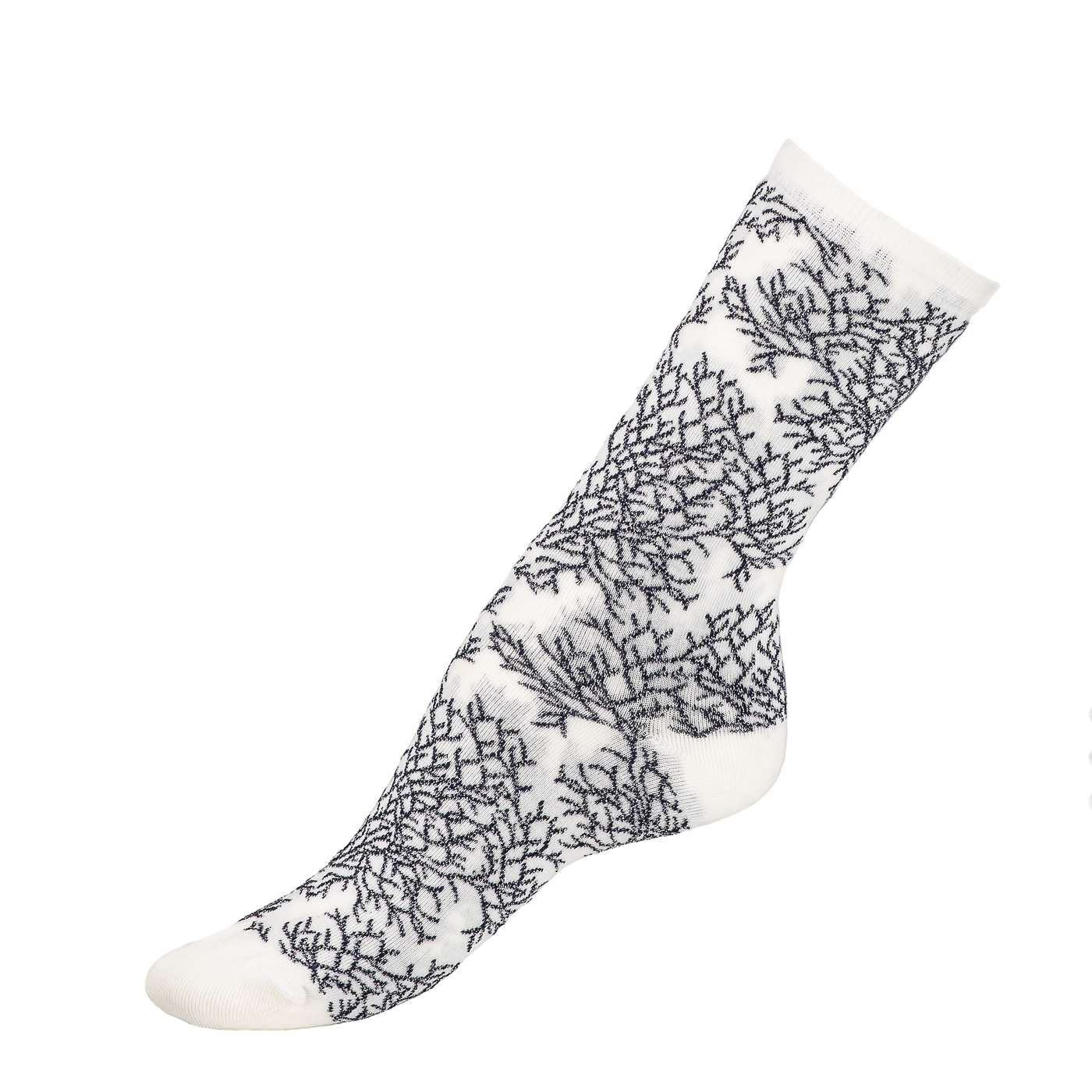 Les "Corail" Armor-lux x Maison Broussaud - chaussettes femme - coton écru