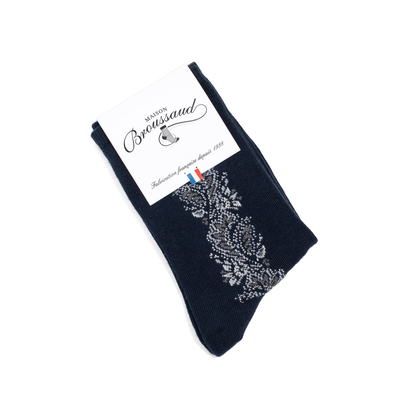La frise - chaussettes femme - coton marine
