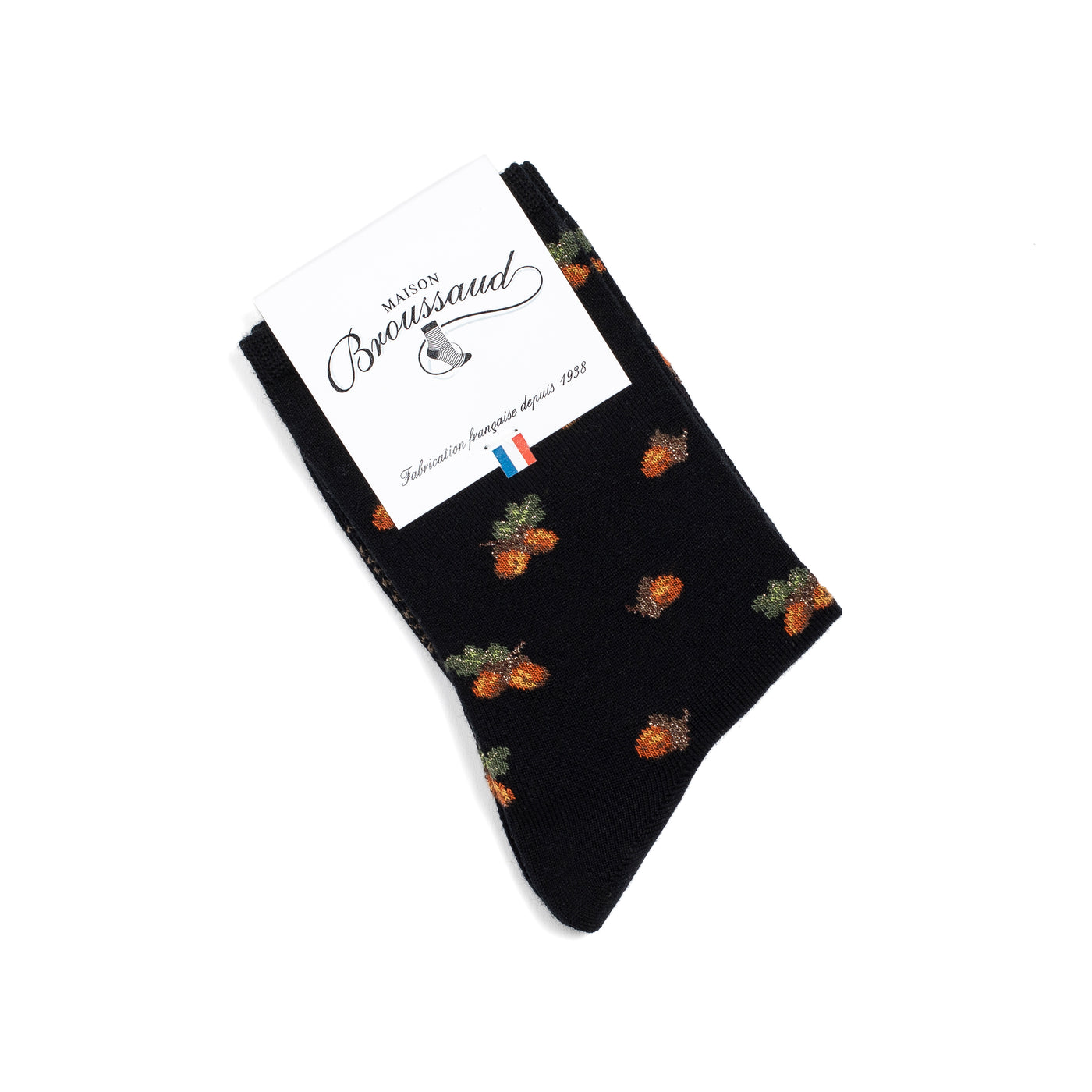 Glands - chaussettes femme - laine noire