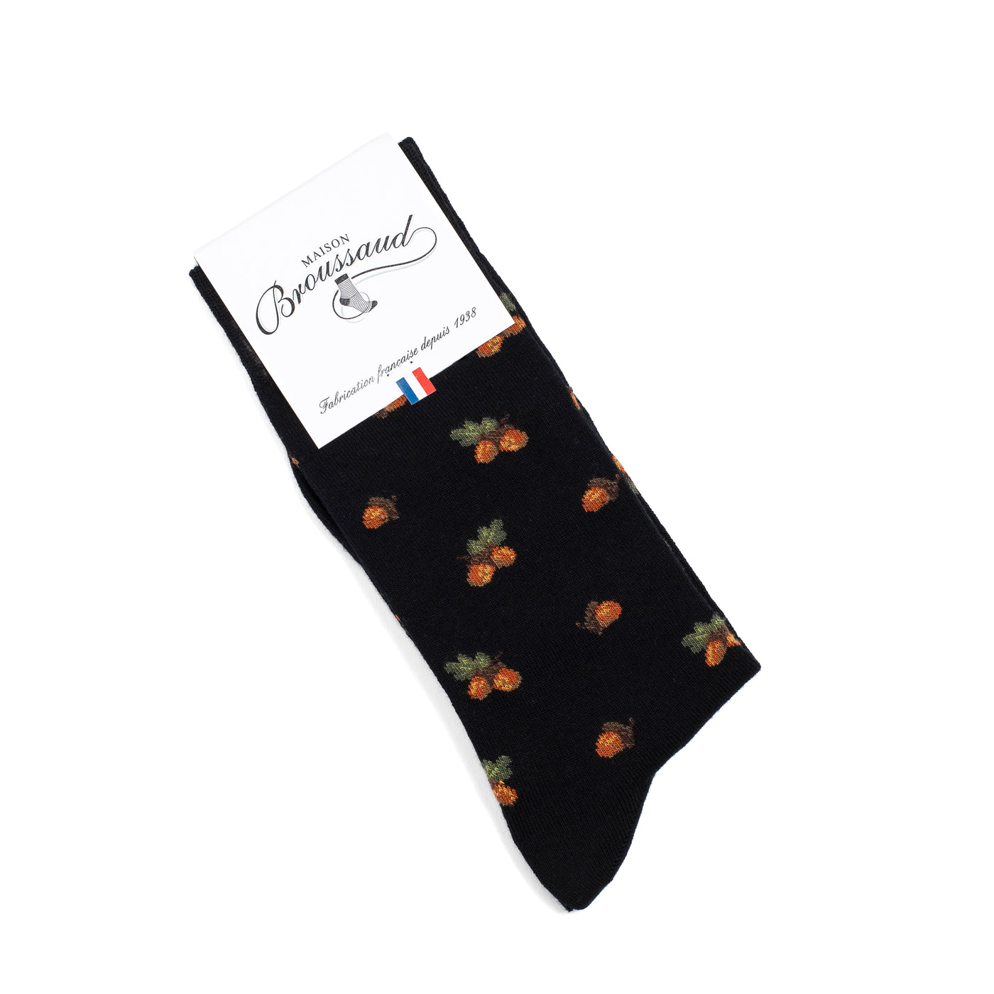 Glands - chaussettes homme - laine noire