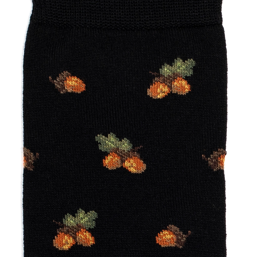 Glands - chaussettes homme - laine noire