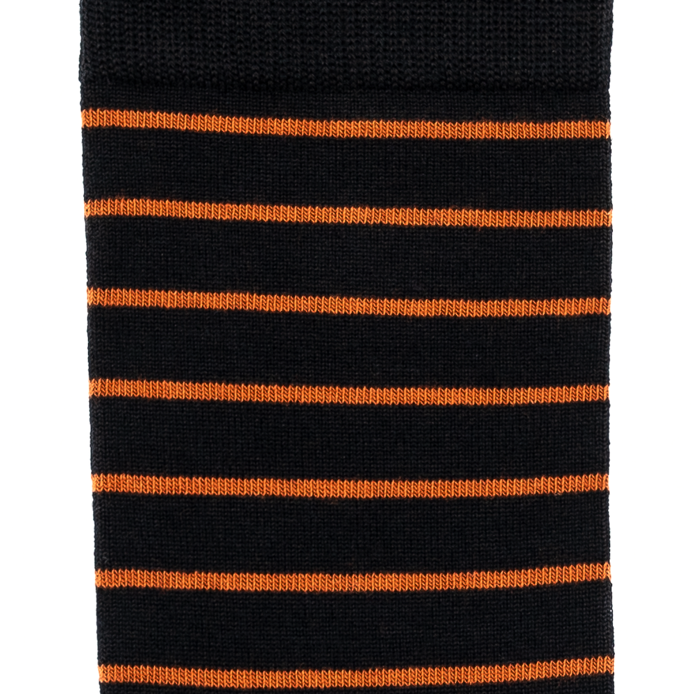 Les marinières Armor-lux x Maison Broussaud - chaussettes homme - laine noir noisette