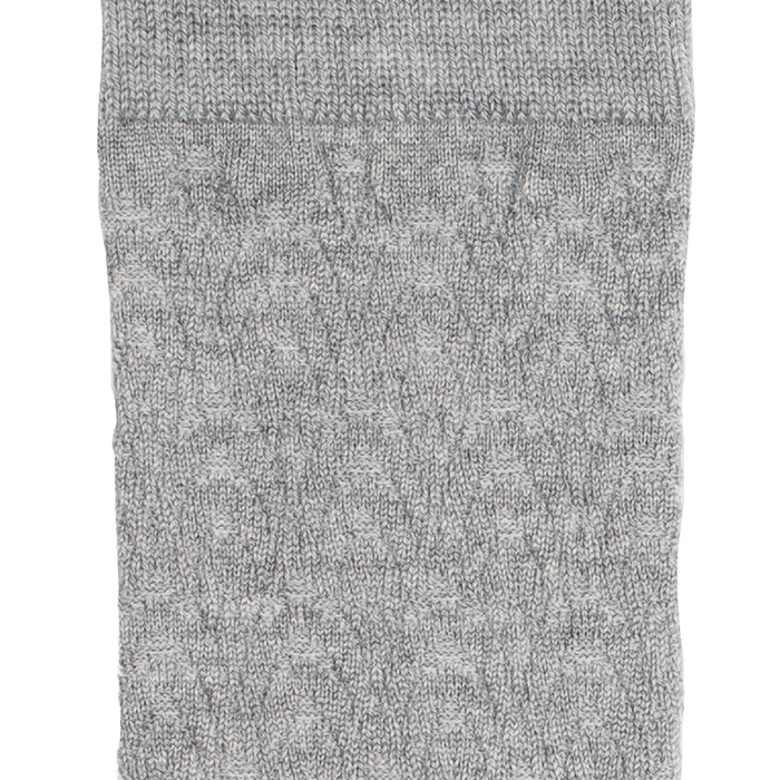 Les seigaiha - chaussettes femme - laine mérinos gris