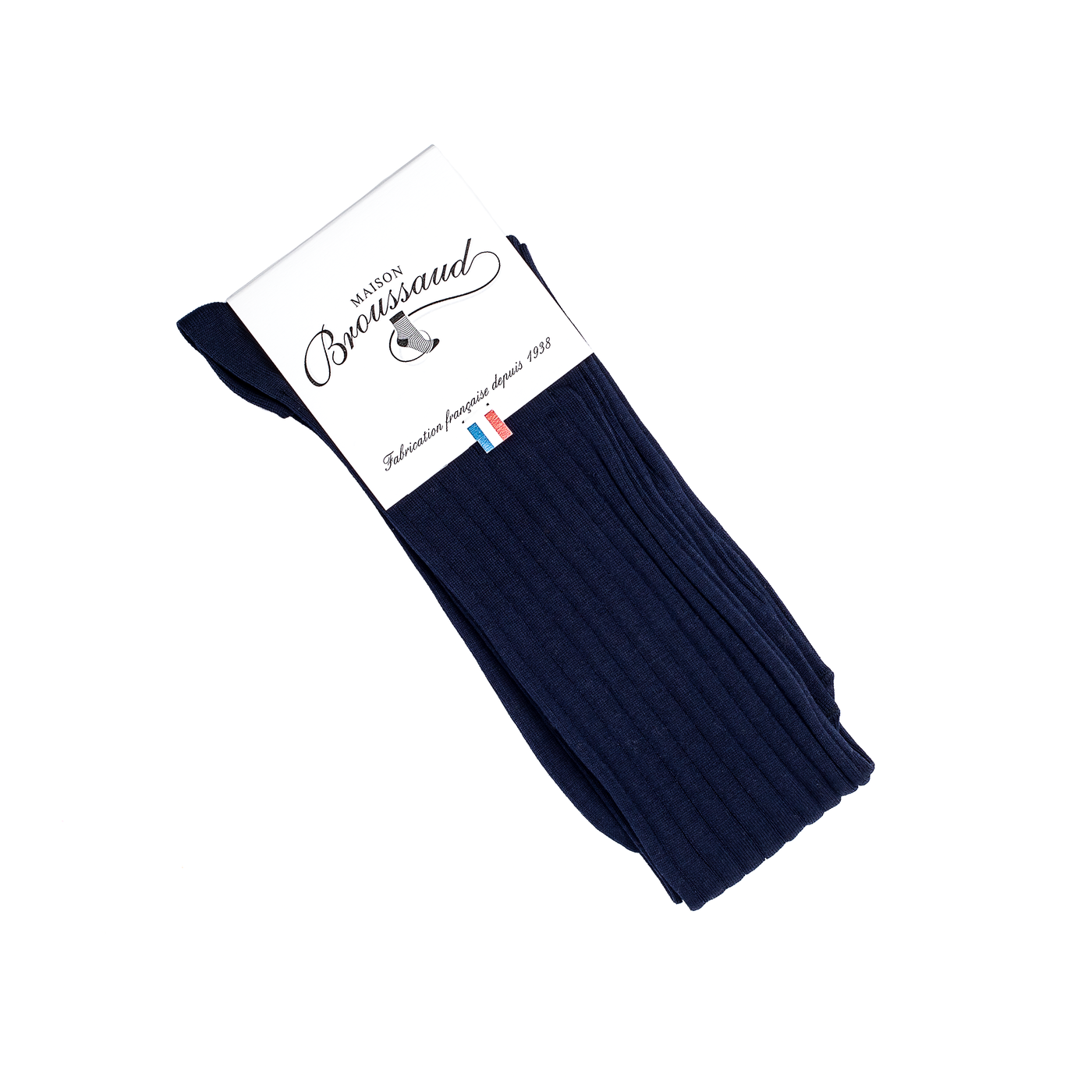 La fil d'Ecosse - chaussettes homme - coton mercerisé marine