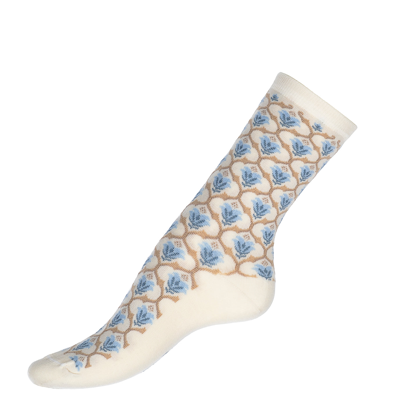 La tenture - chaussettes femme - coton ecru